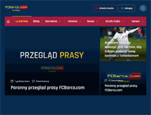 Tablet Screenshot of fcbarca.com